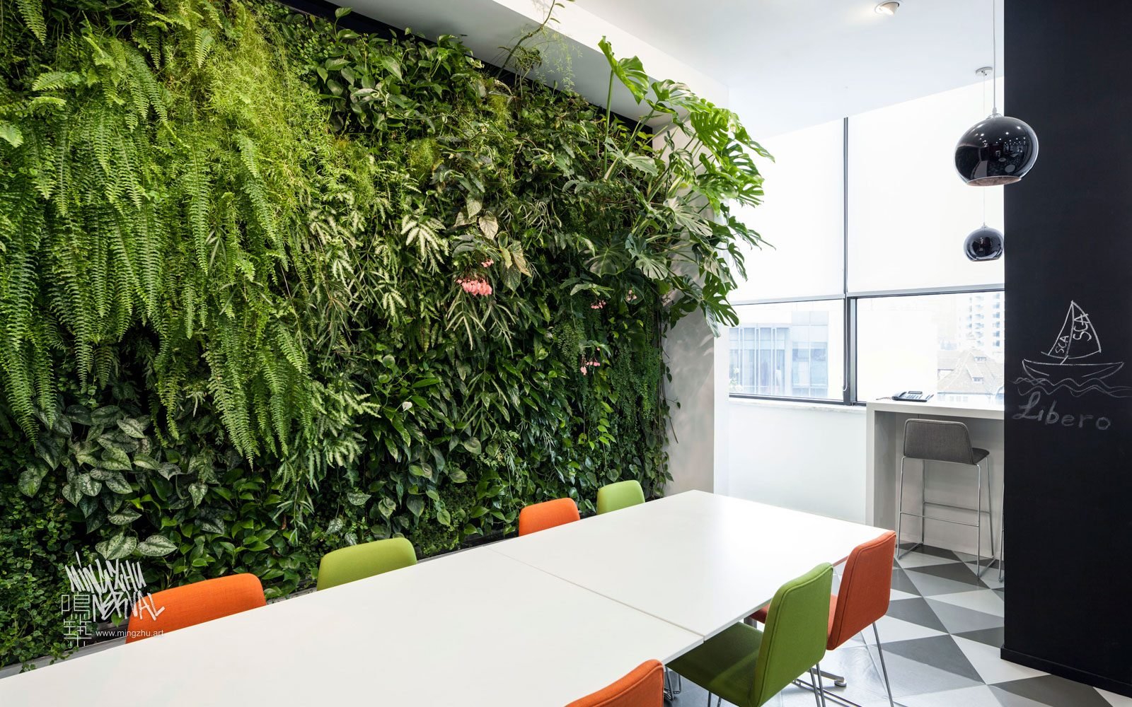 At Mingzhu Nerval, we thrive at creating the most beautiful vertical gardens in the world. For SCA, we created a fresh living wall design - Shanghai, 2011.