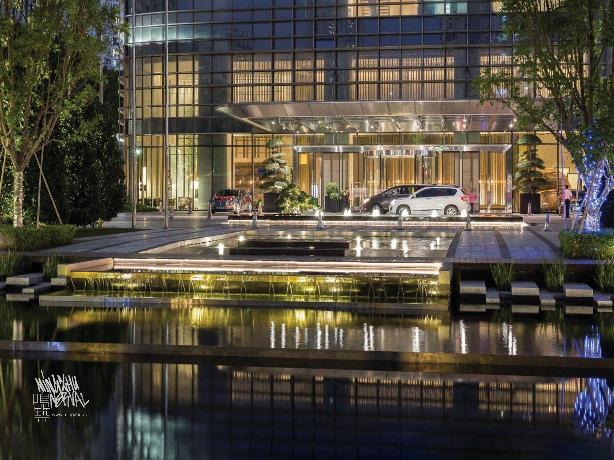Mingzhu Nerval landscape design at the Waterfront SCC Tower in Shenzhen, 2016