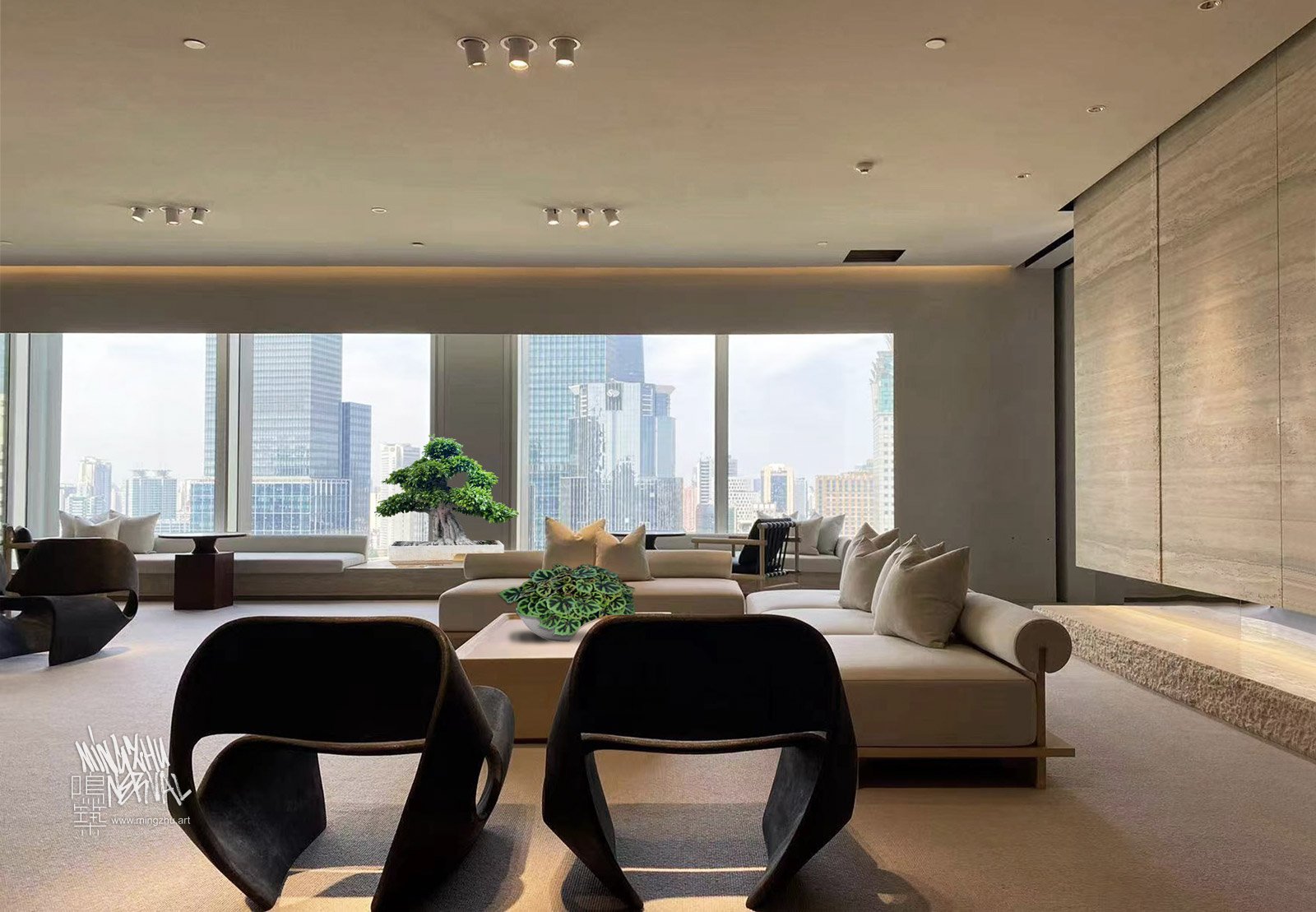 Mingzhu Nerval vertical living wall experts - luxury garden design, in Shanghai, 2022
