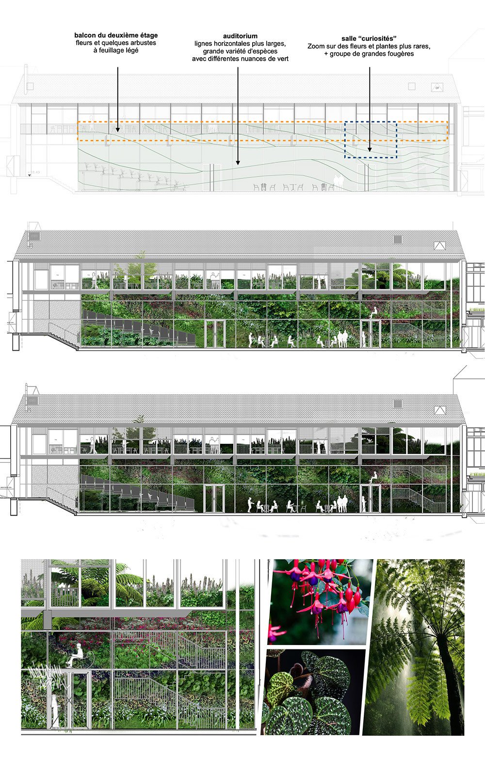 Mingzhu Nerval vertical living wall experts - luxury garden design, in Vannes, 2023