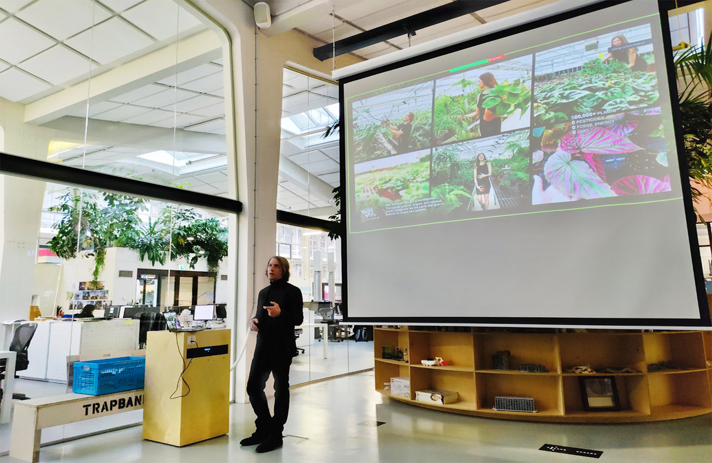 Mingzhu Nerval landscape presentation at MVRDV Rotterdam, 2022