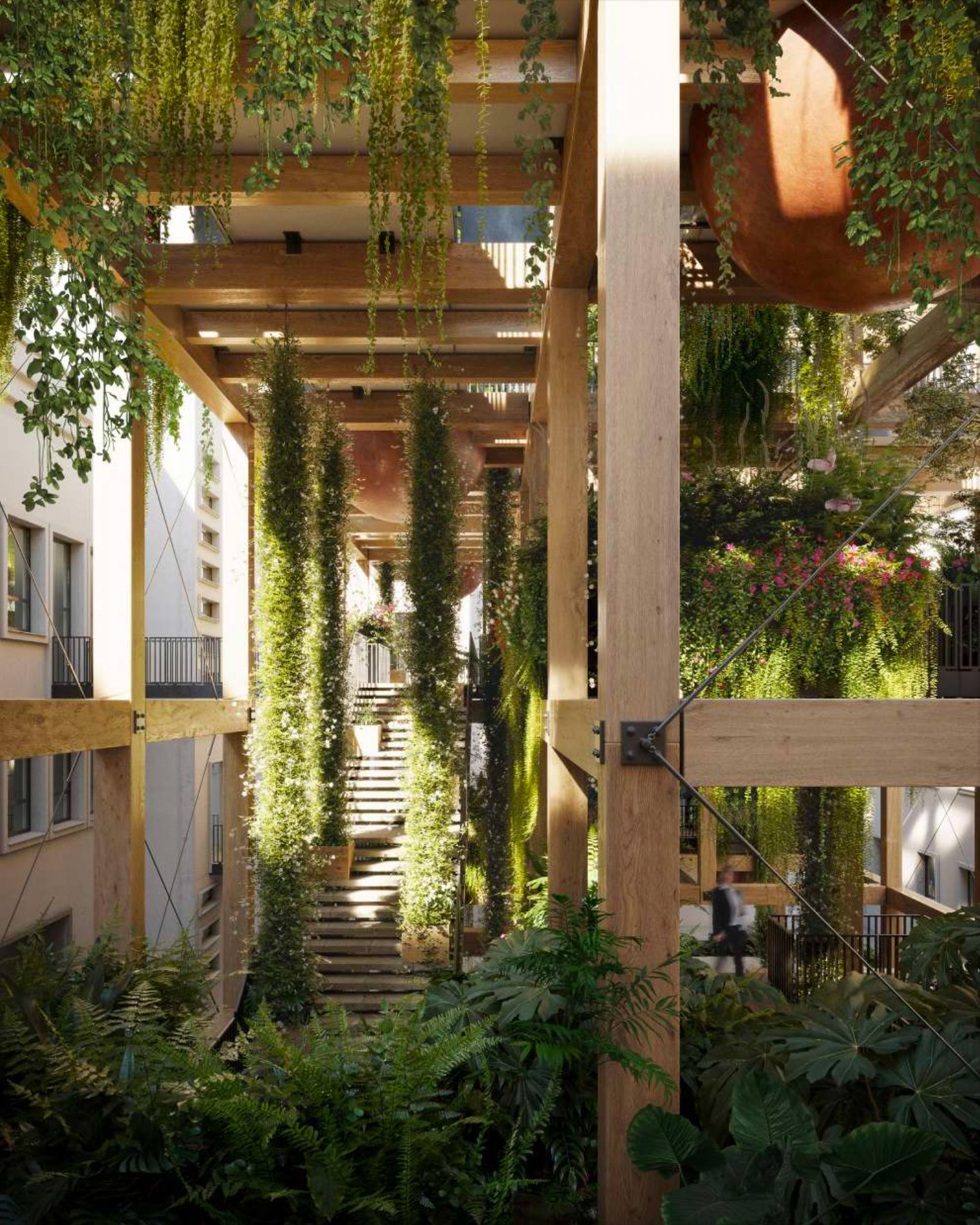 Mingzhu Nerval vertical living wall experts - luxury garden design, in Tirana, 2022