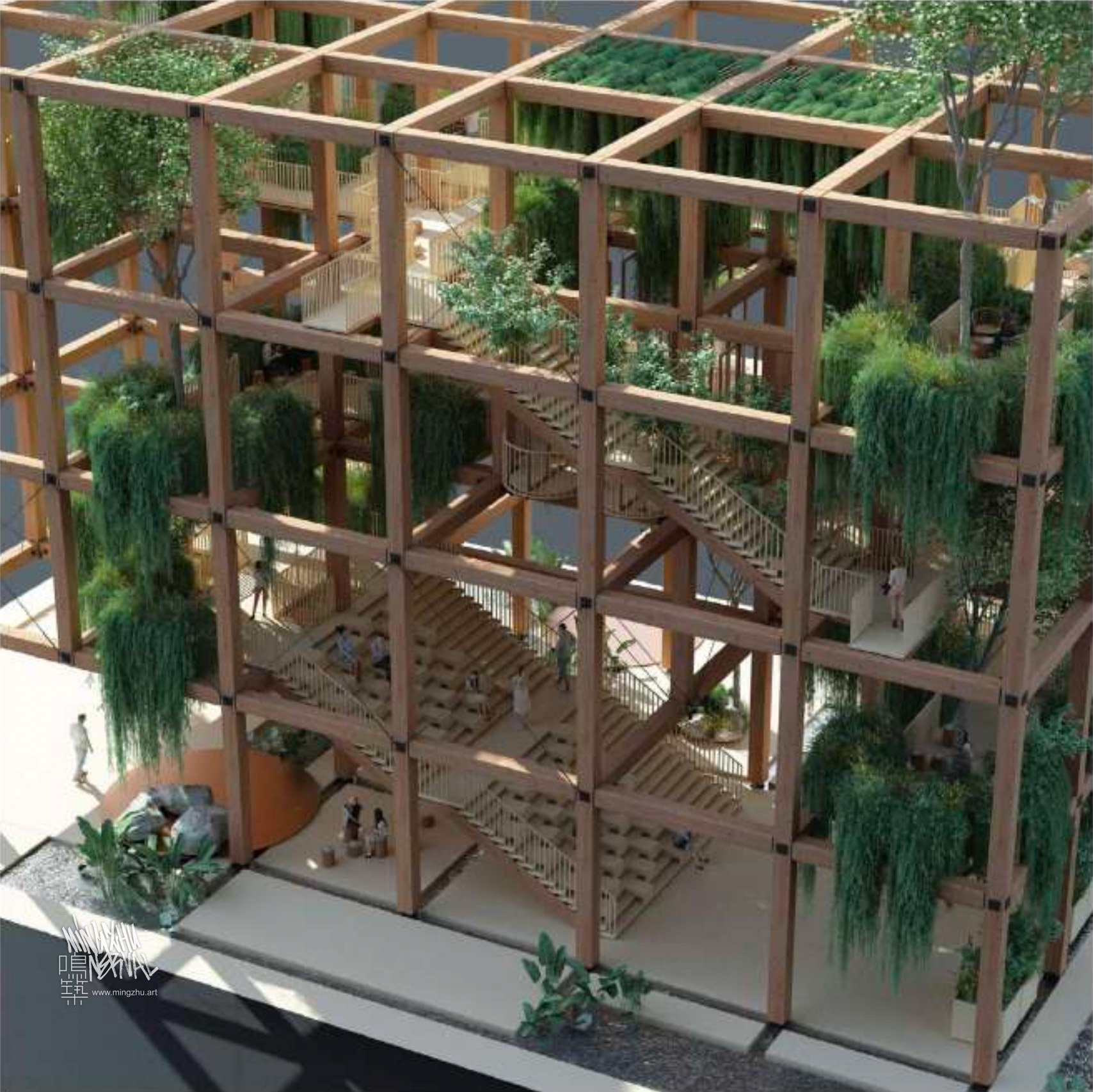 Mingzhu Nerval vertical living wall experts - luxury garden design, in Tirana, 2022