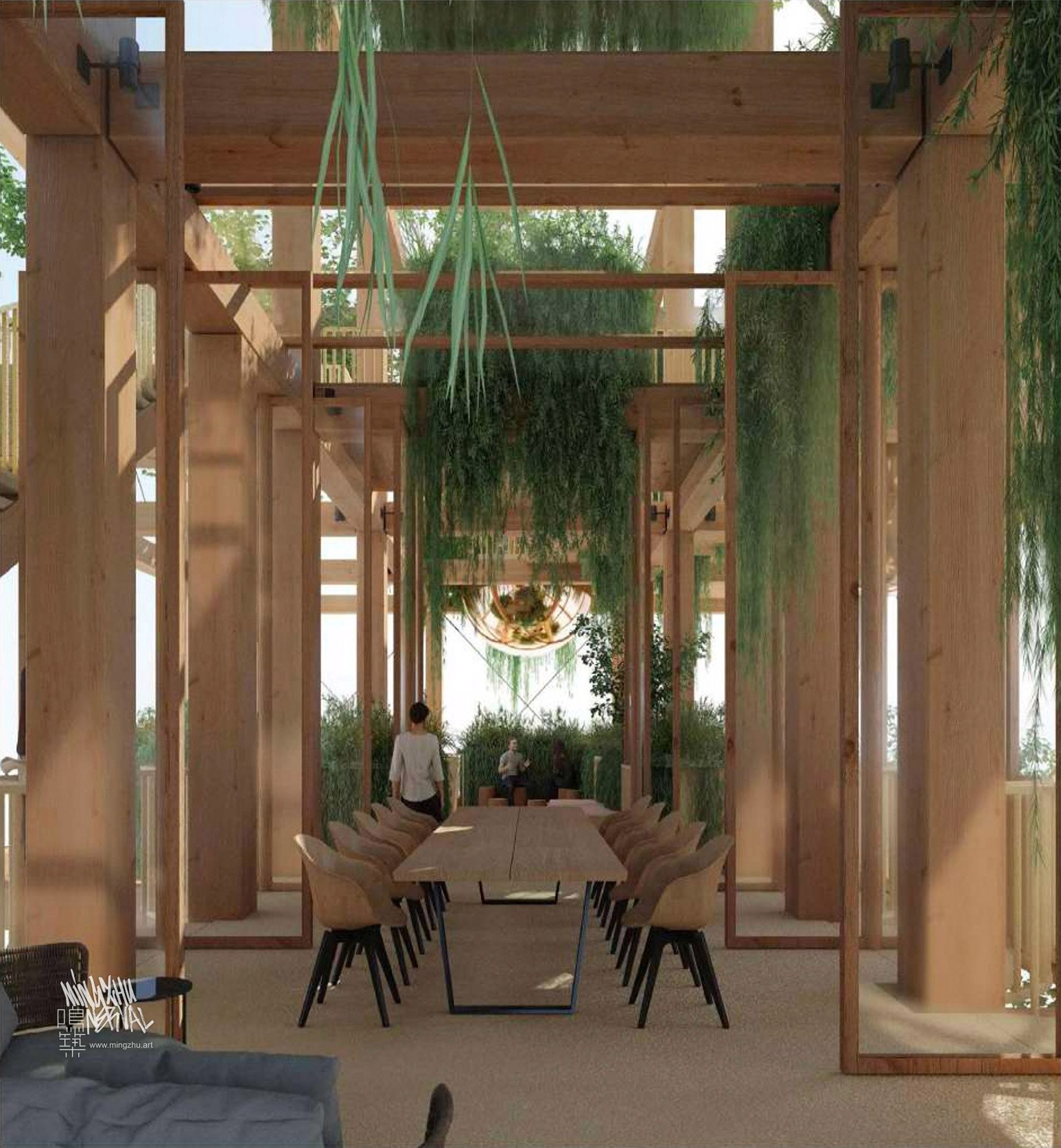 Mingzhu Nerval vertical living wall experts - luxury garden design, in Tirana, 2023