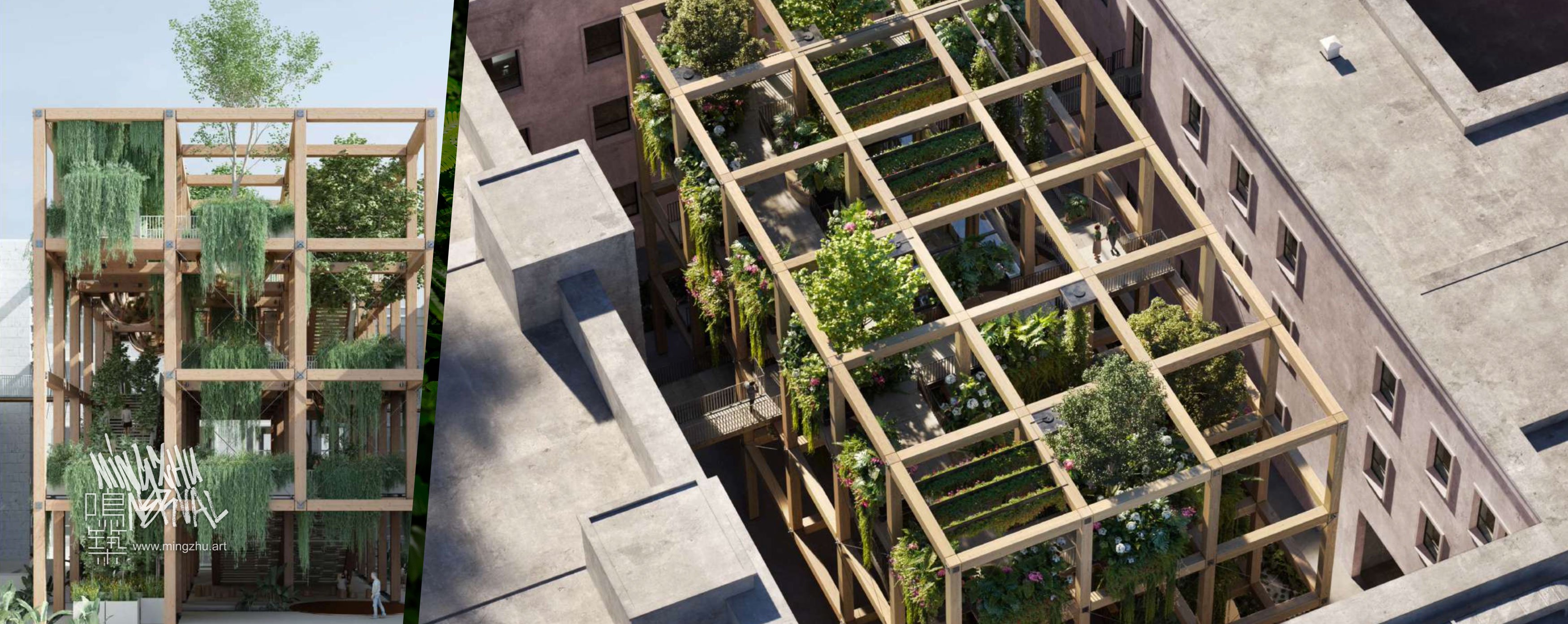 Mingzhu Nerval vertical living wall experts - luxury 3D garden design, in Tirana, 2023