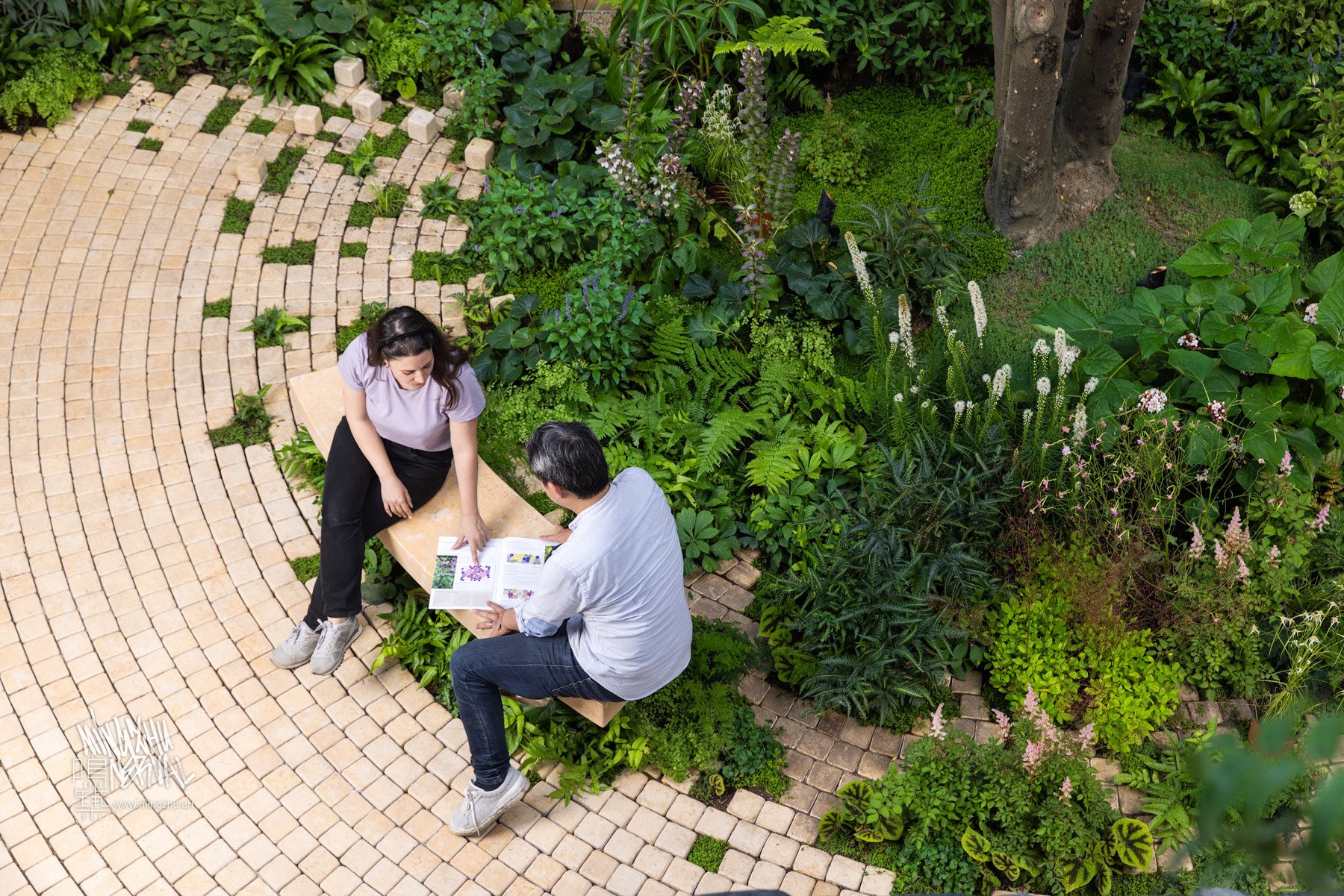Mingzhu Nerval, building a garden for LOEWE in Chengdu, 2024