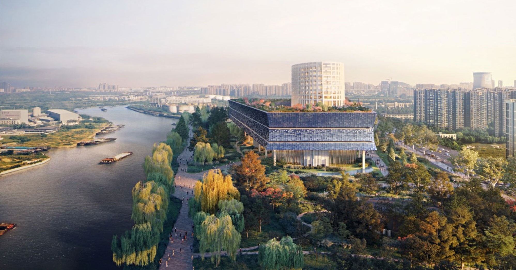Mingzhu Nerval, Hangzhou Grand Canal Museum landscape architecture
