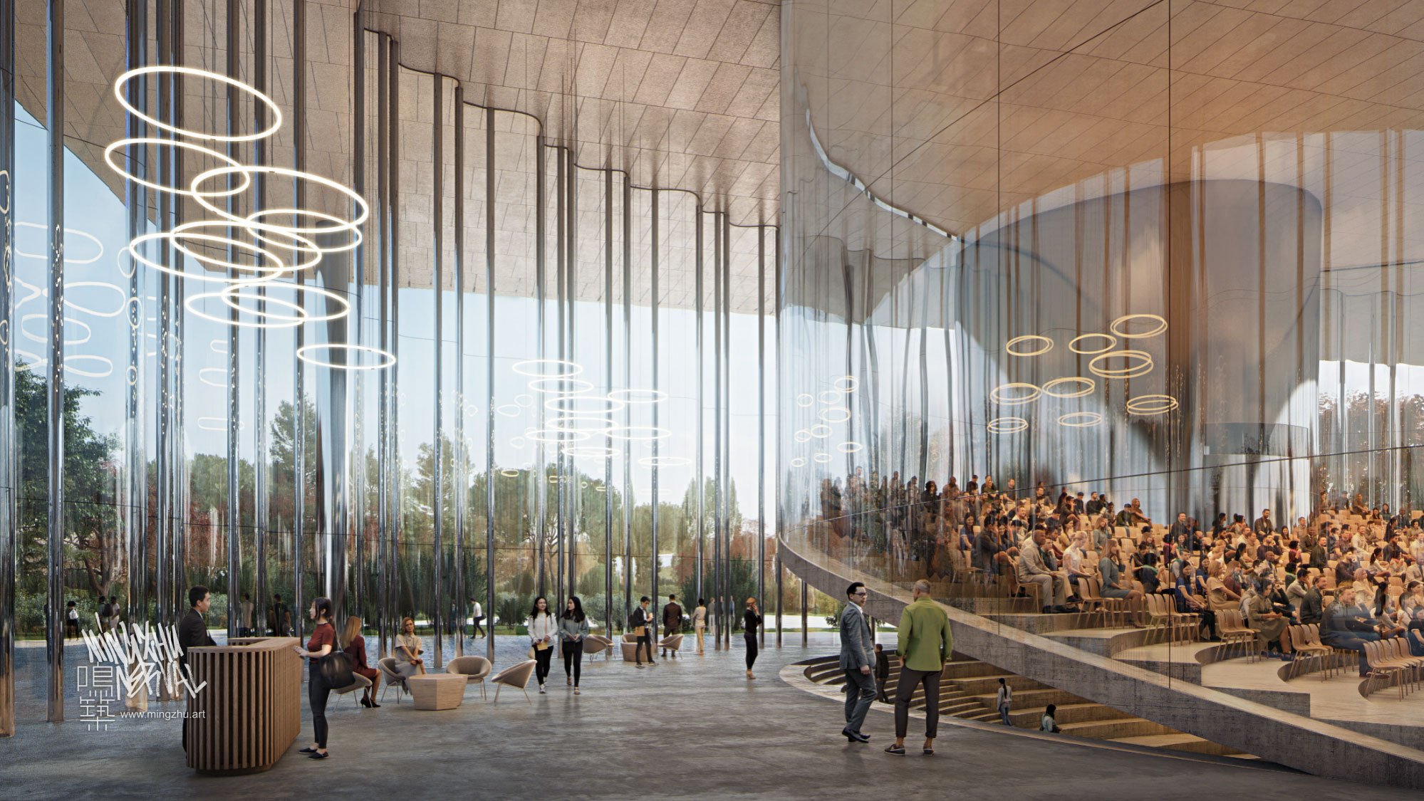 Mingzhu Nerval, Hangzhou Grand Canal Museum landscape architecture