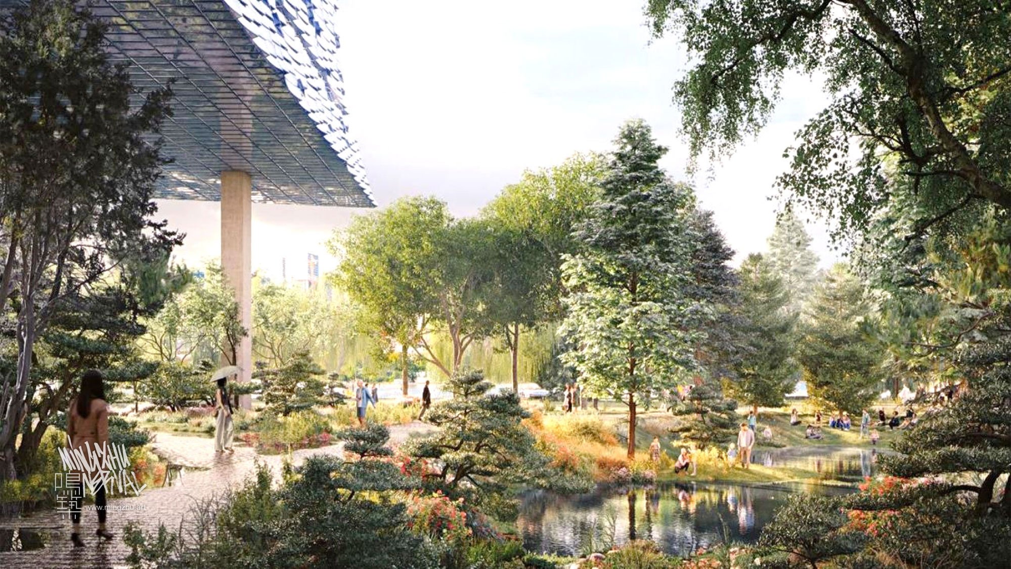 Mingzhu Nerval, Hangzhou Grand Canal Museum landscape architecture