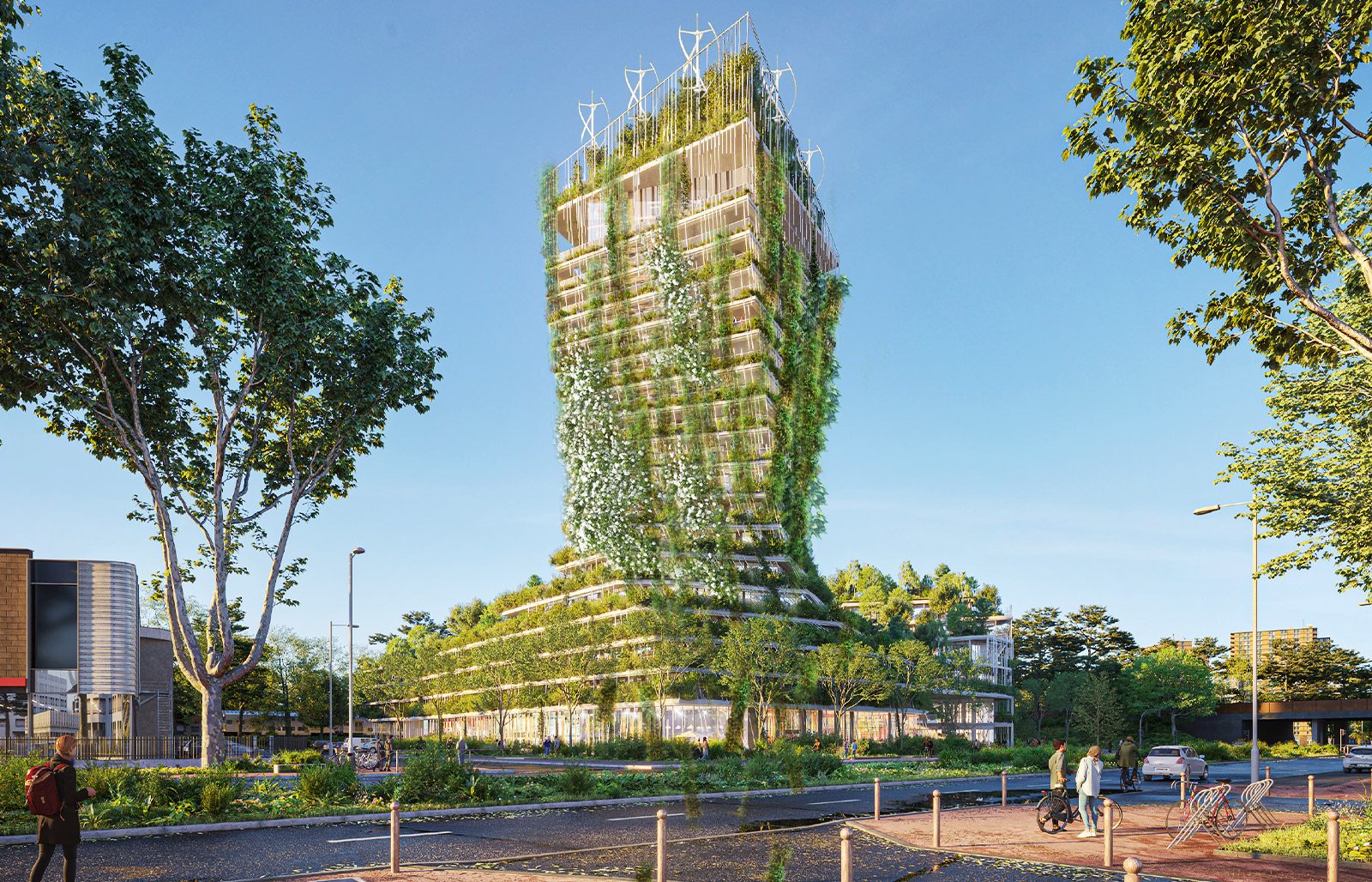 Arbre de Vie, Créteil, Mingzhu Nerval green living architecture