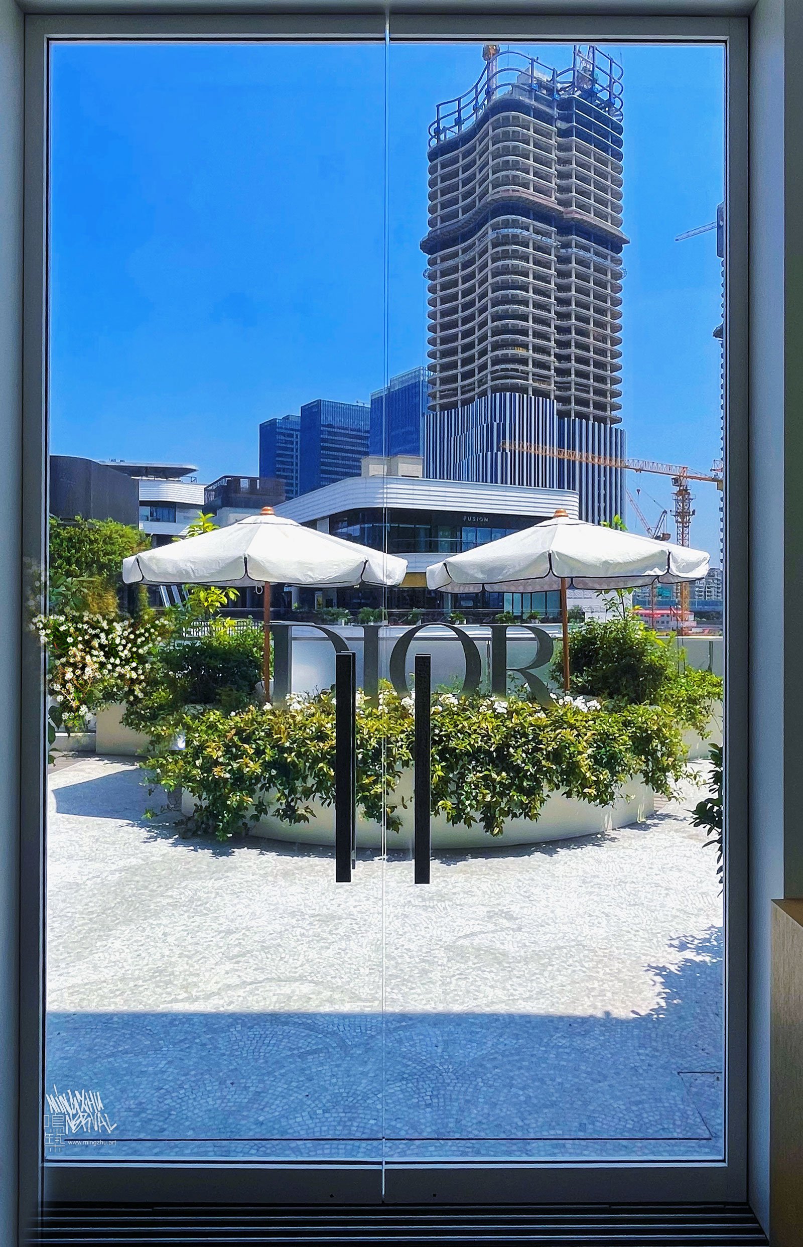 Mingzhu Nerval, boutique garden design for DIOR in Shanghai, 2025