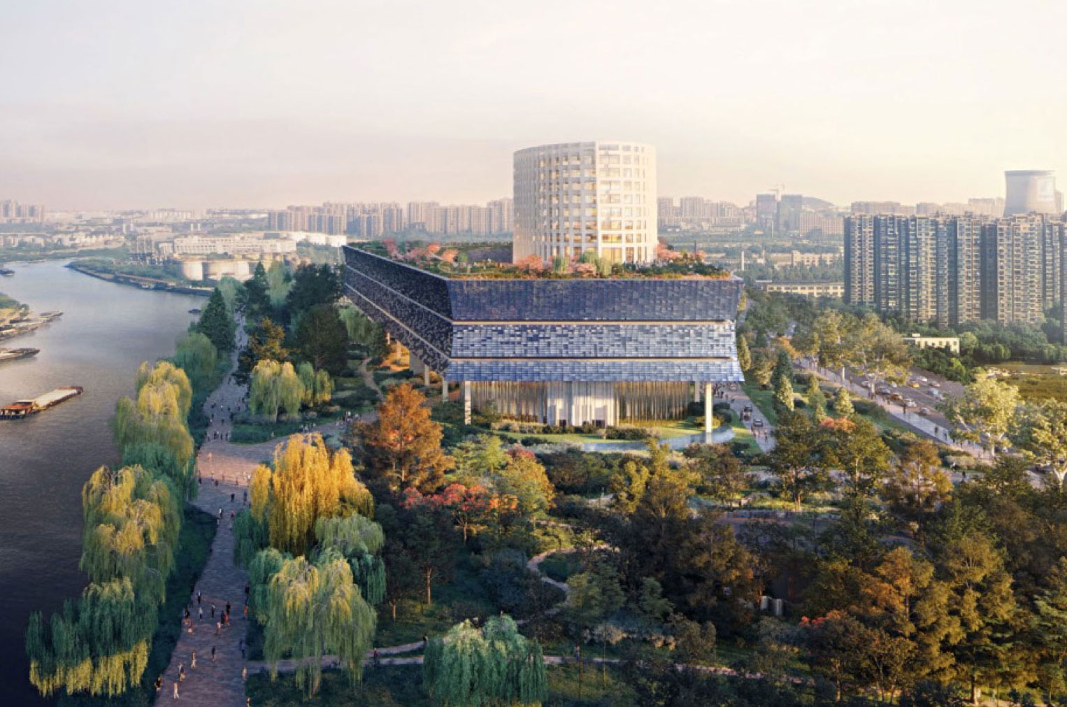 Mingzhu Nerval, Hangzhou Grand Canal Museum landscape architecture