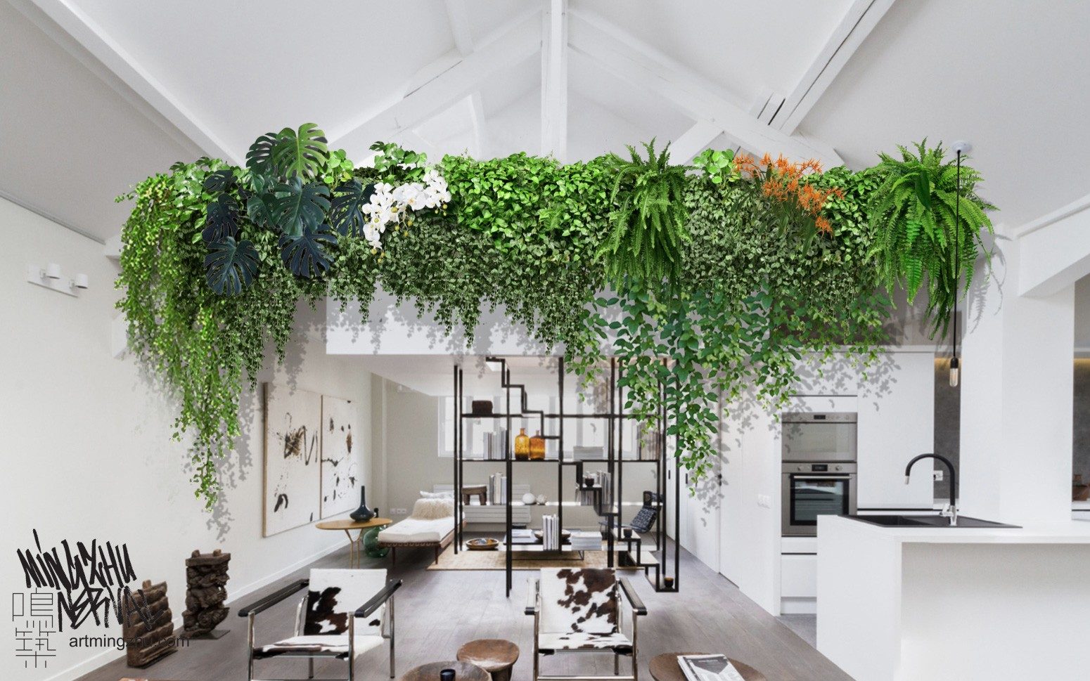 At Mingzhu Nerval, we thrive at creating the most beautiful vertical gardens in the world. For this private apartment, we are creating a living wall design – Paris, 2021.